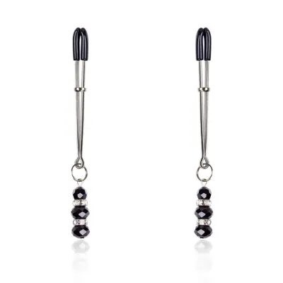 Nipple Clamps - Justerbara bröstklämmor med kristallstenar