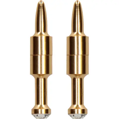Ouch!: Magnetic Nipple Clamps, Diamond Pin, guld