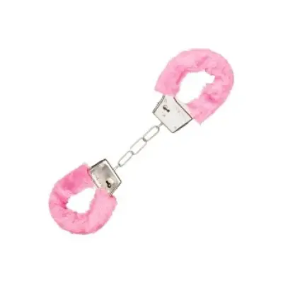 CalExotics Playful Furry Cuffs PINK