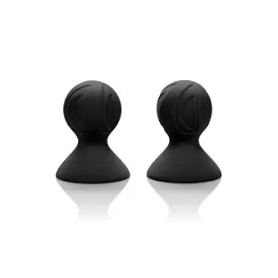 CalExotics Silicone Pro Nipple Suckers BLACK