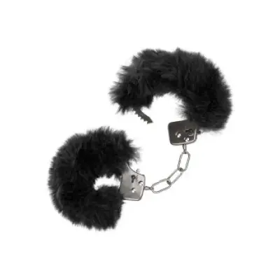 CalExotics Ultra Fluffy Furry Cuffs BLACK