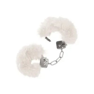 CalExotics Ultra Fluffy Furry Cuffs WHITE