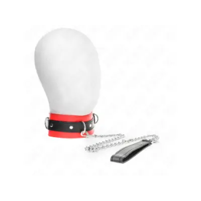 Kink Collar With Belt 65 Cm With Strap Red 54 X 4.5 Cm