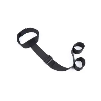 Ohmama Fetish Wrist Handcuffs And Nylon Collar