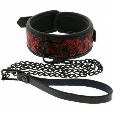 BDSM Halsband Blaze Deluxe Collar&Leash