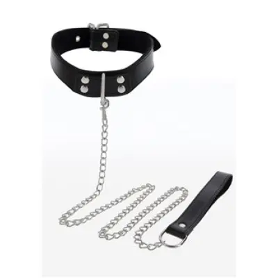 Taboom Elegant Collar And Chain Leash Black