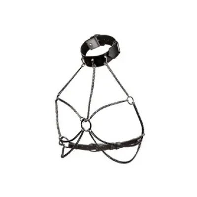Calexotics Chain Collar Harness Black