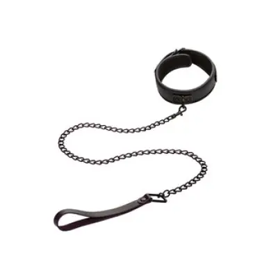 Calexotics Nocturnal Collar & Leash Black