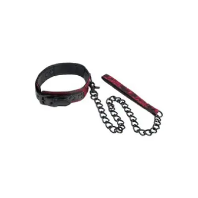 Calexotics Scandal Collar With Leash Black