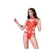 Chilirose Cr 4474 Bodysuit Red L/Xl
