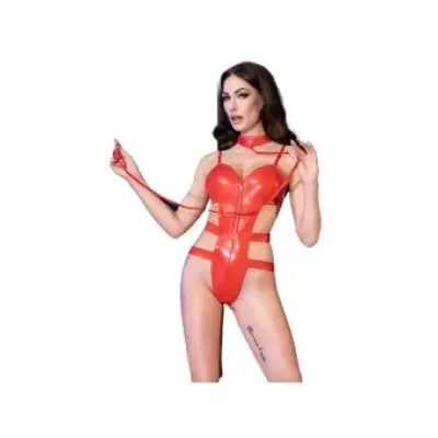 Chilirose Cr 4474 Bodysuit Red S/M