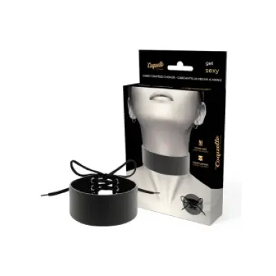 Coquette Chic Desire Vegan Leather Choker