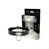 Coquette Chic Desire Vegan Leather Necklace Woman Fetish Accessory