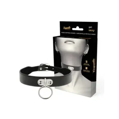 Coquette Chic Desire Vegan Leather Necklace Woman Fetish Accessory