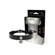 Coquette Chic Desire Vegan Leather Necklace Woman Rattle Accessory