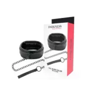 Darkness Black Necklace With Chain