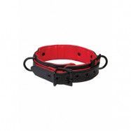 HANDLER`S COLLAR BLACK & RED