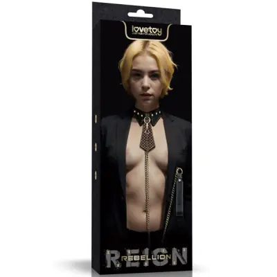 Lovetoy Rebellion Reign Collar With Chain