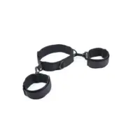 Ohmama Fetish Nylon Handcuffs And Collar