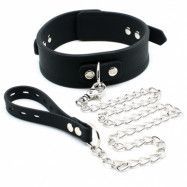 Rimba - Collar, adjustable with buckle, dog leash included.