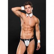 TUXEDO THONG CUFFS COLLAR SET L/XL