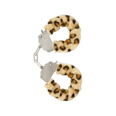 TOYJOY - FURRY FUN CUFFS BONDAGE LEOPARD