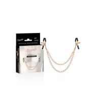 Coquette Chic Desire Fantasy Metal Nipple Clips With Chain