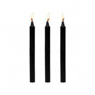 Dark Drippers Fetish Drip Candles Set of 3 - Black