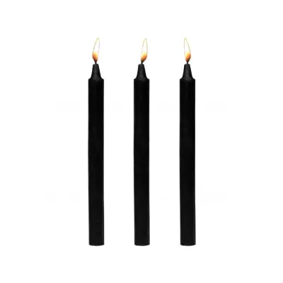 Dark Drippers Fetish Drip Candles Set of 3 - Black