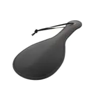 Darkness Rounded Black Fetish Paddle