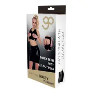 Datex Skirt with Cut-out Rear - L