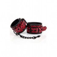 Diabolique Dark Red Ankle Cuffs