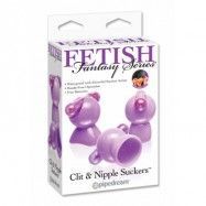 FETISH FANTASY CLIT & NIPPLE SUCKERS - klitoris och bröst klämmor