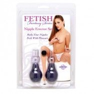 FETISH FANTASY NIPPLE ERECTOR SET - PURPLE