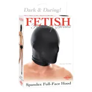 FETISH FANTASY SPANDEX FULL FACE HOOD BLACK - HUVA, MASK