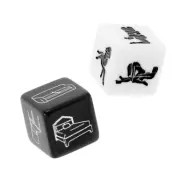 Fetish Submissive - Erotisk Tärningsspel: Plats & Positioner-Tärningar