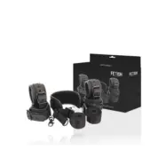 Fetish Submissive Master Position With 4 Noprene-Lined Handcuffs