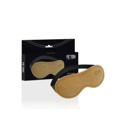 Fetish Submissive Origen Vegan Leather Mask With Neoprene Lining