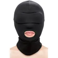 Fetish& Fashion Mouth Hood Black