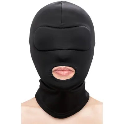 Fetish& Fashion Mouth Hood Black