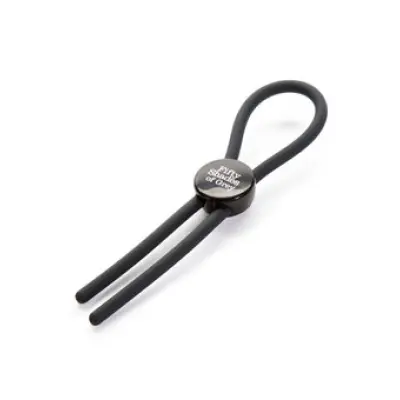 Fifty Shades Of Grey Adjustable Cock Ring Black