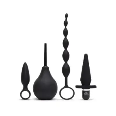 Fifty Shades of Grey Anal Kit 4 pcs BLACK