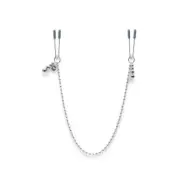 Fifty Shades of Grey Chained Nipple Clamps SILVER