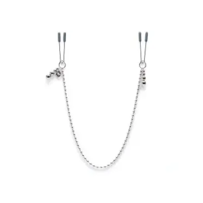 Fifty Shades of Grey Chained Nipple Clamps SILVER