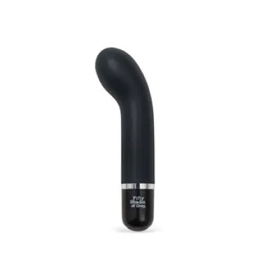 Fifty Shades Of Grey Mini Silicone G-Spot Vibrator Black