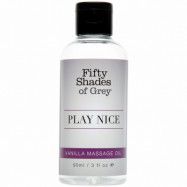 Fifty Shades Of Grey Play Fin Vaniljmassageolja 90 ml - Klar