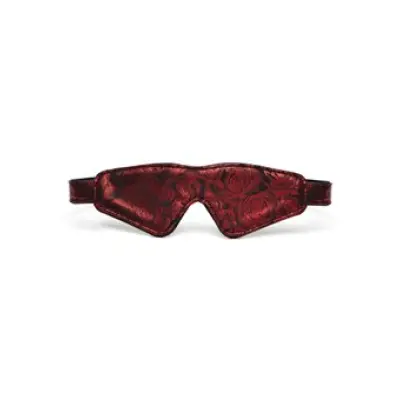 Fifty Shades Of Grey Reverse Pu Leather Blindfold Red