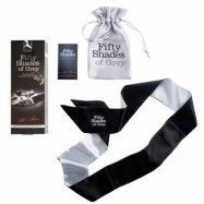 FIFTY SHADES OF GREY - SATIN DELUXE BLINDFOLD - ögonbindel delux