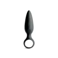Fifty Shades of Grey Silicone Butt Plug BLACK