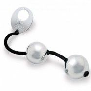 Fifty Shades of Grey Silver Pleasure Balls - Silver